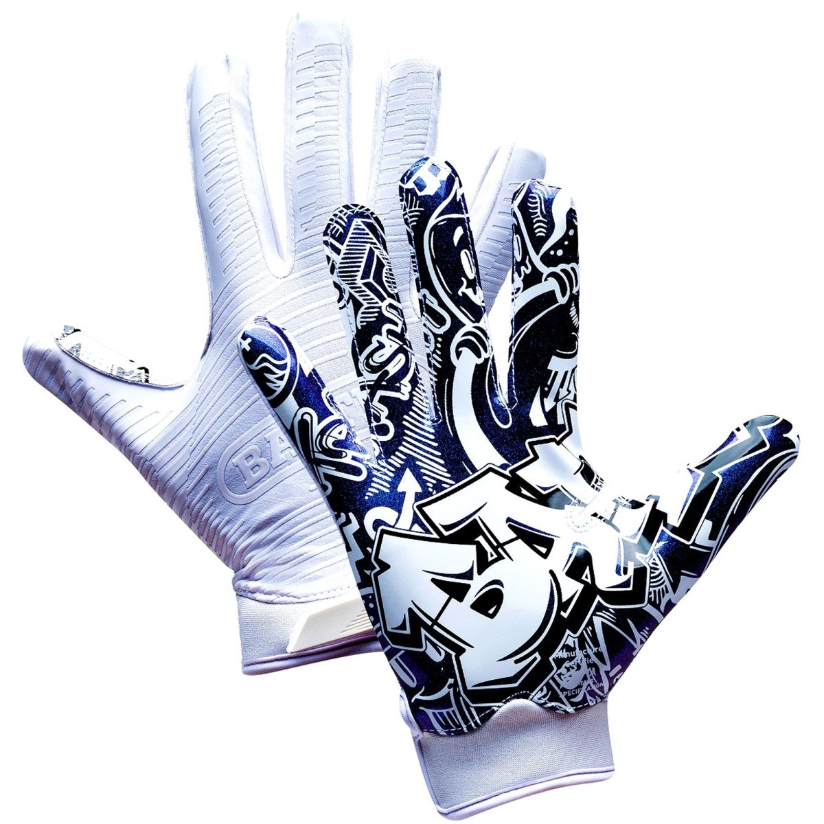 Battle Sports - "Prism Graffiti" Battle Receiver Football Gloves - Forza Sports