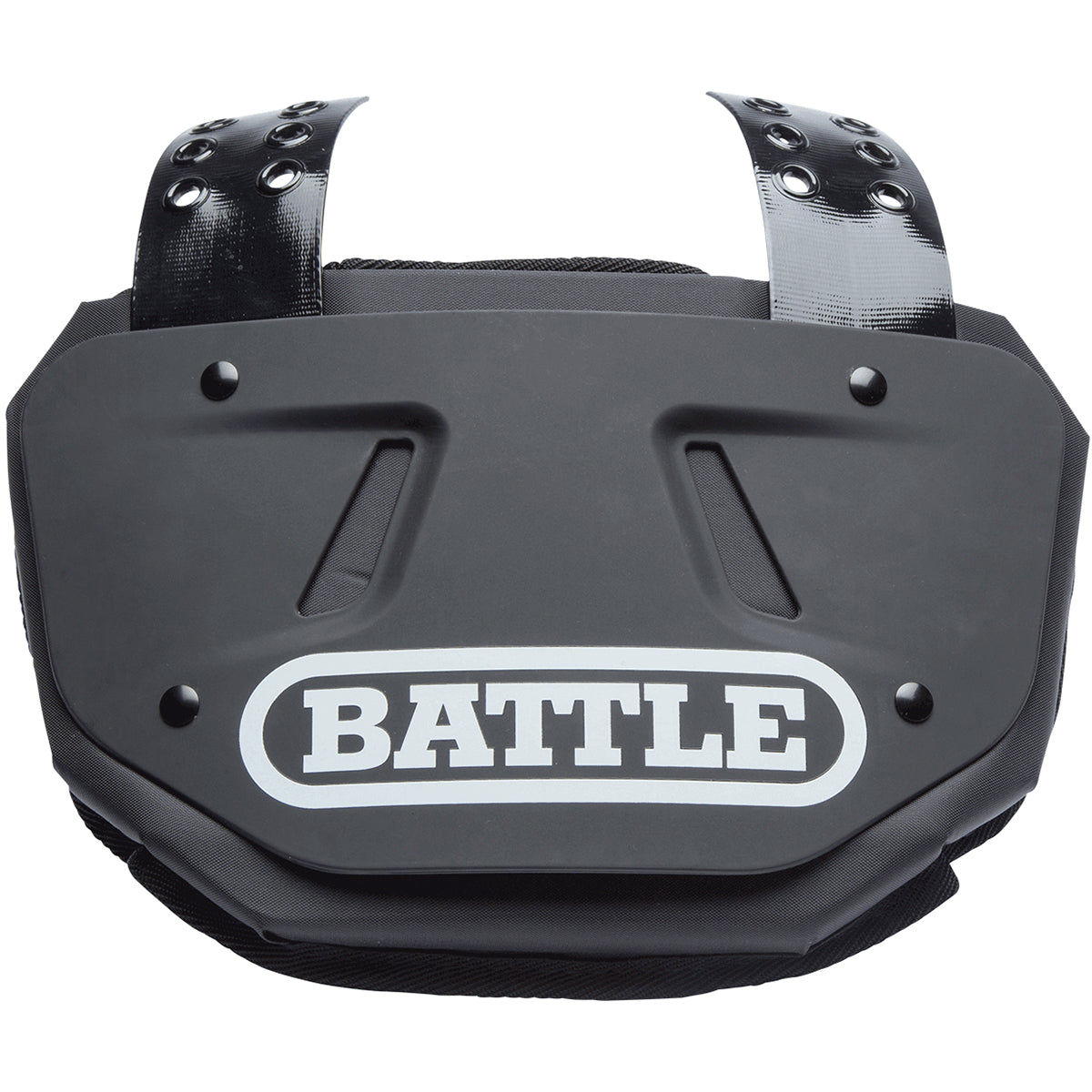 Battle Sports Protective Football Back Plate - Black/White Battle Sports