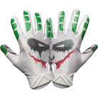 Battle Sports Villain Cloaked Ultra-Stick Football Gloves - White Battle Sports