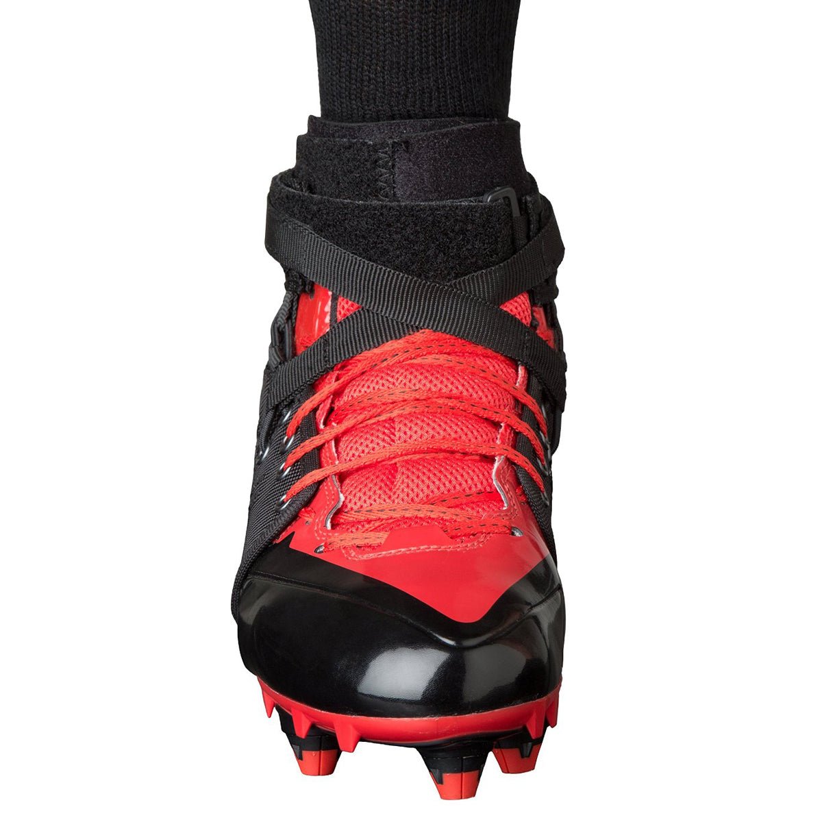 Battle Sports XFAST Over the Cleat Ankle Support System - Black - Forza Sports