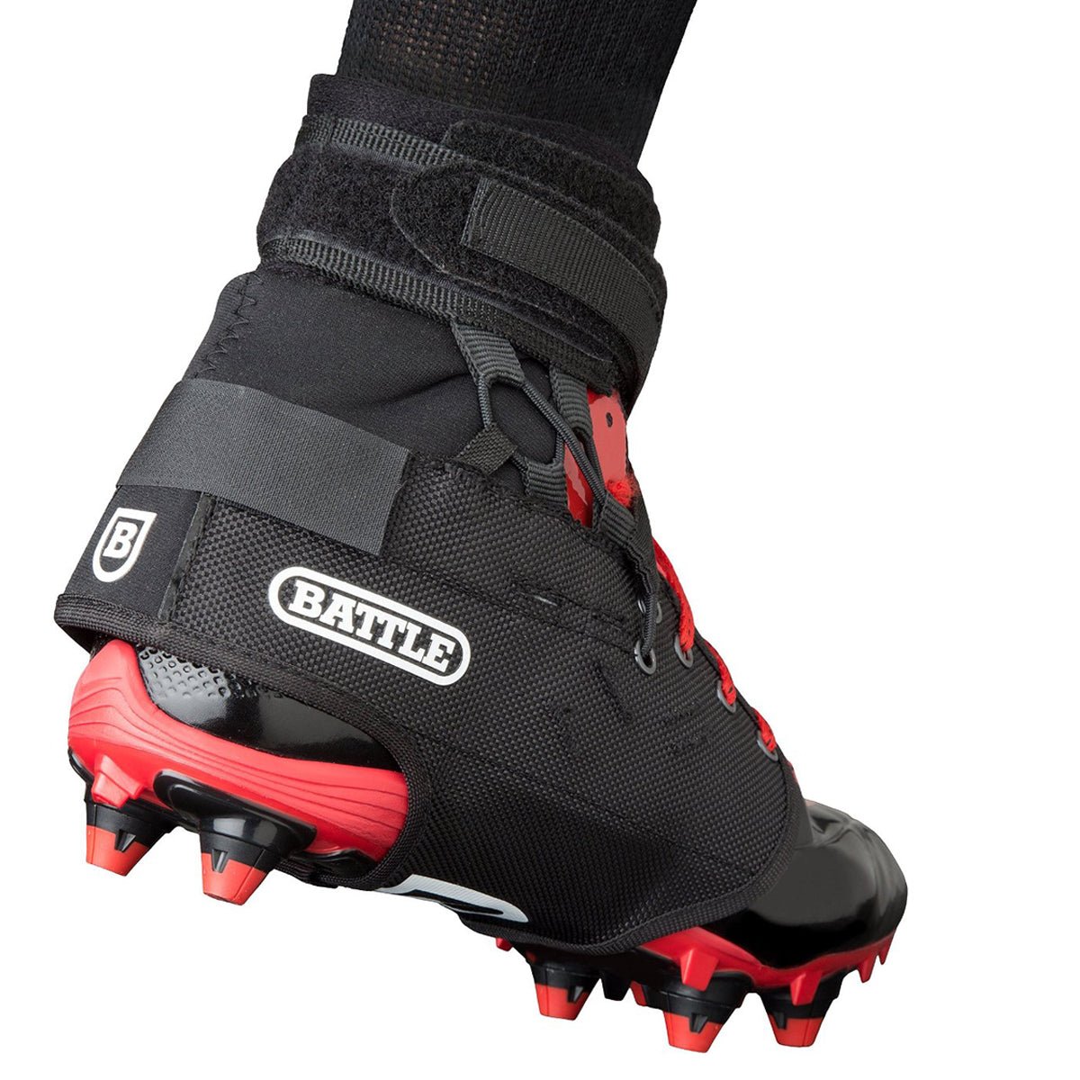 Battle Sports XFAST Over the Cleat Ankle Support System - Black - Forza Sports