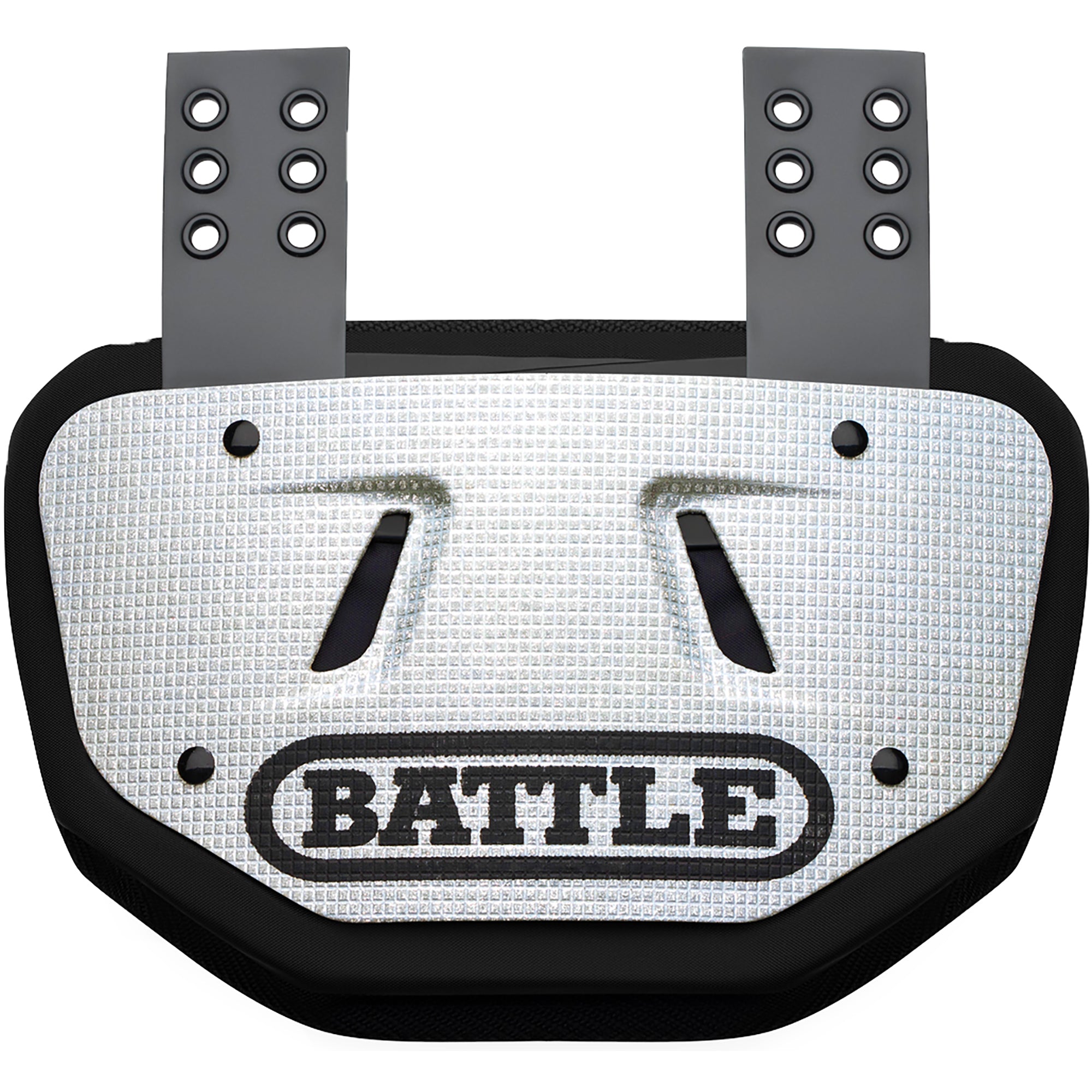 Battle Sports Adult Nightmare 2.0 Chrome Football Back Plate- Neon Green