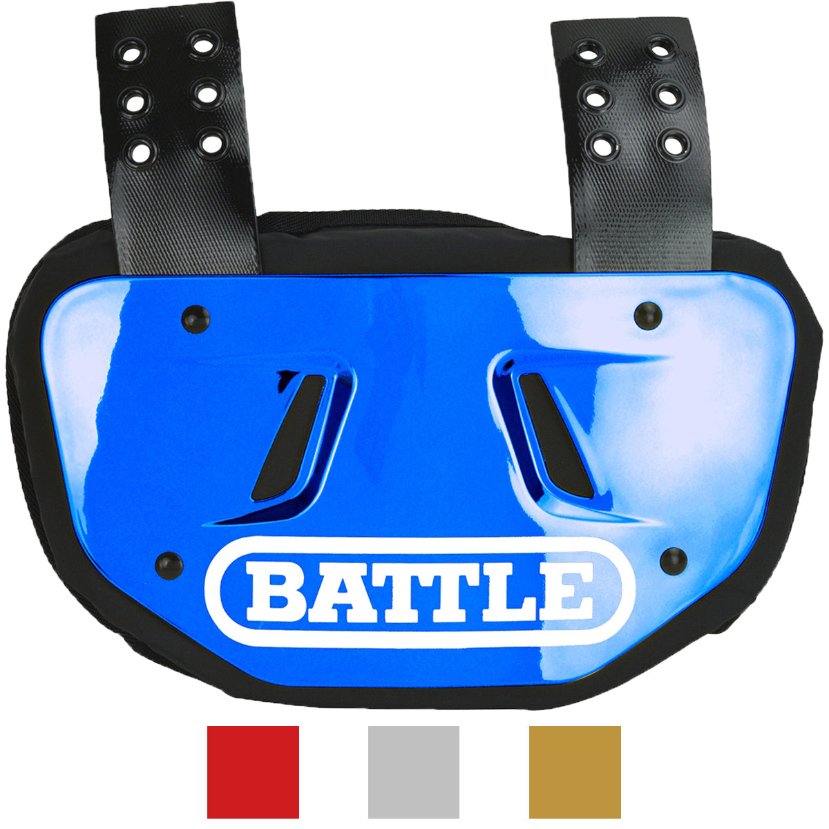 Battle Sports Adult Chrome Protective Football Back Plate Battle Sports