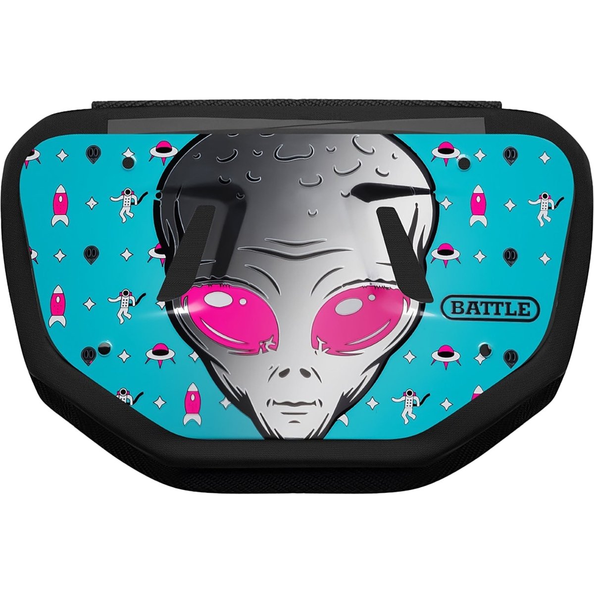 Battle Sports - "Alien" Chrome Football Back Plate - Forza Sports