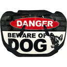 Battle Sports Beware of Dog Chrome Football Back Plate Battle Sports