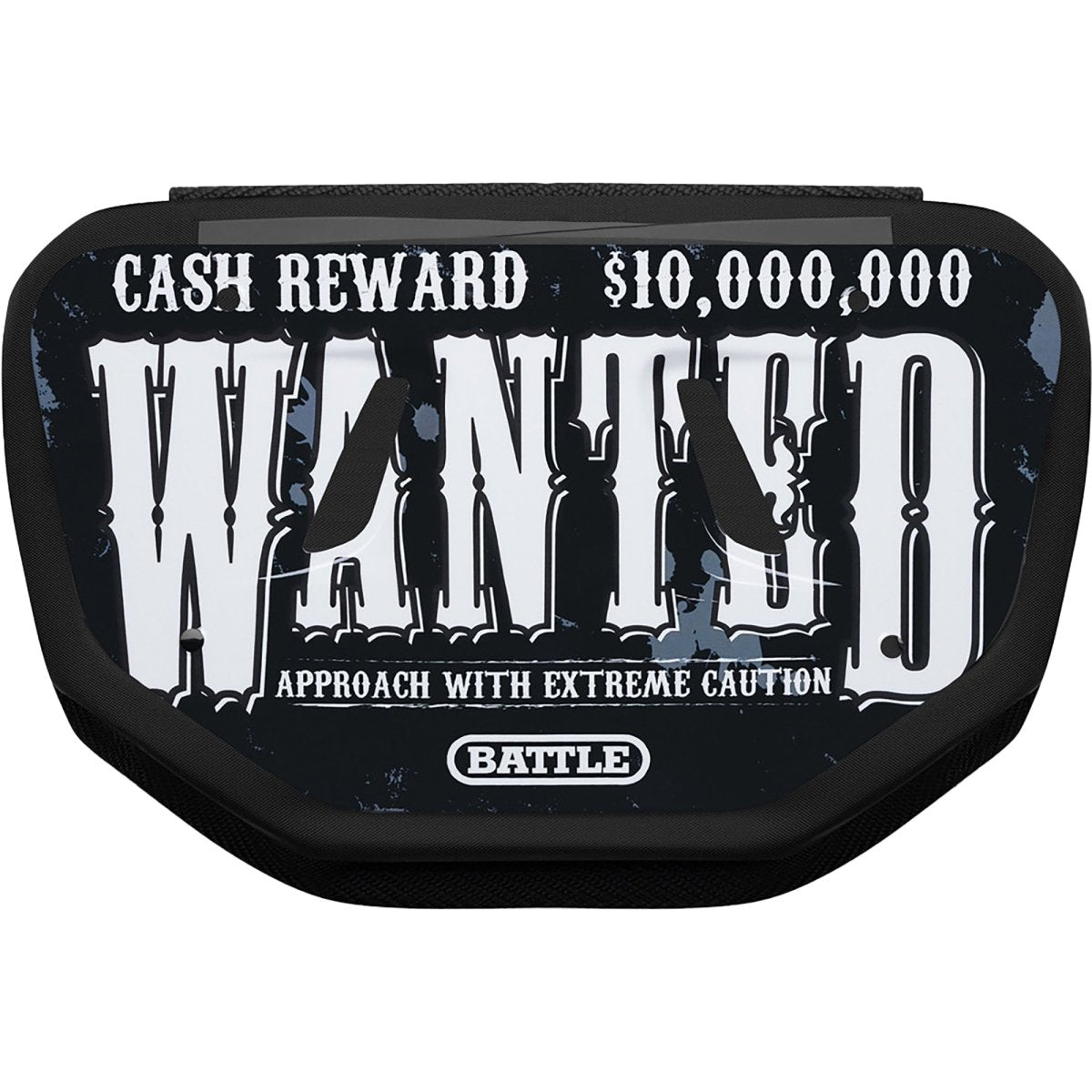 Battle Sports " Wanted " Chrome Football Back Plate - Forza Sports