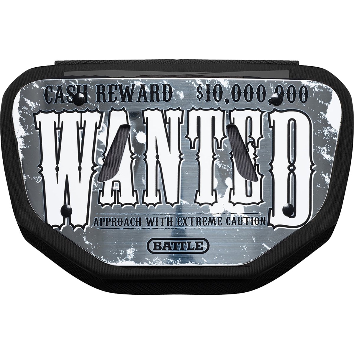 Battle Sports " Wanted " Chrome Football Back Plate - Forza Sports