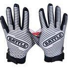 Battle Sports Adult Beware Of Dog Doom 1.0 Football Receiver Gloves- Red Battle Sports