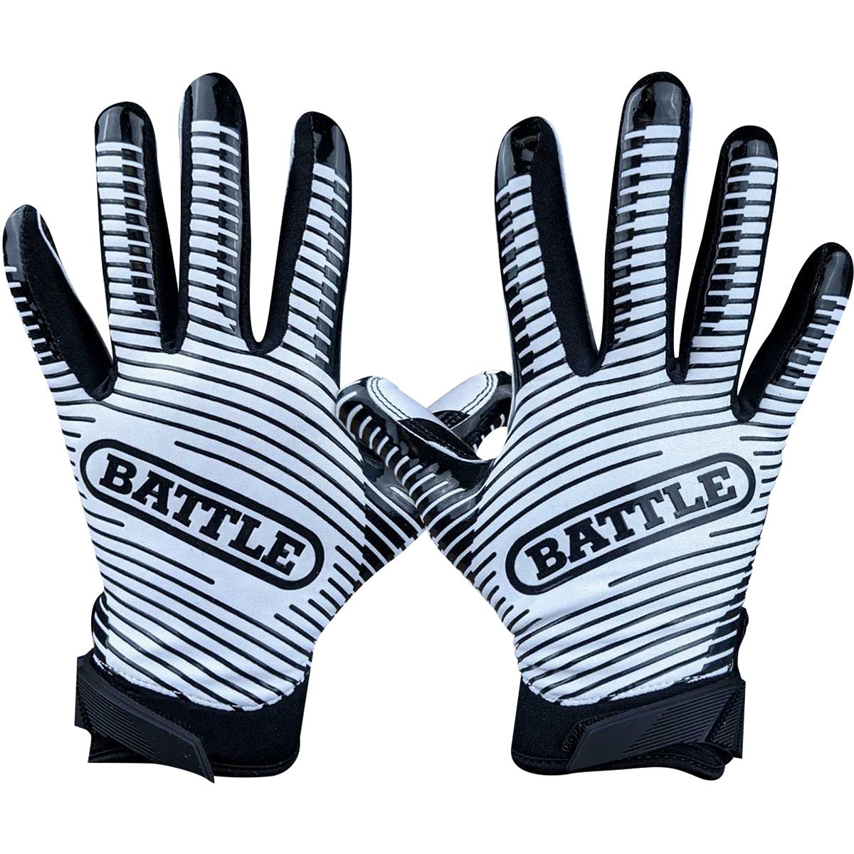 Battle Sports Beware of Dog Doom 1.0 Youth Football Receiver Gloves - Forza Sports