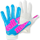 Battle Sports Adult Call Your Mom Football Receiver Gloves - White - Forza Sports