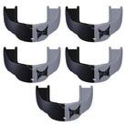 Tapout Youth Protective Sports Mouthguard with Strap 5-Pack - Silver/Black - Forza Sports