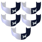 Tapout Adult Protective Sports Mouthguard with Strap 5 - Pack - Navy/White - Forza Sports