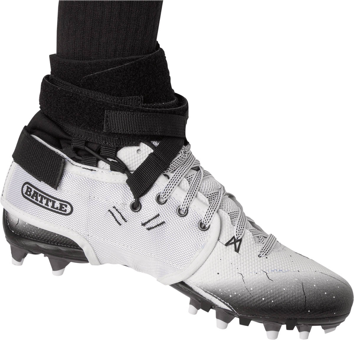 Battle Sports XFAST Over the Cleat Ankle Support System - White - Forza Sports
