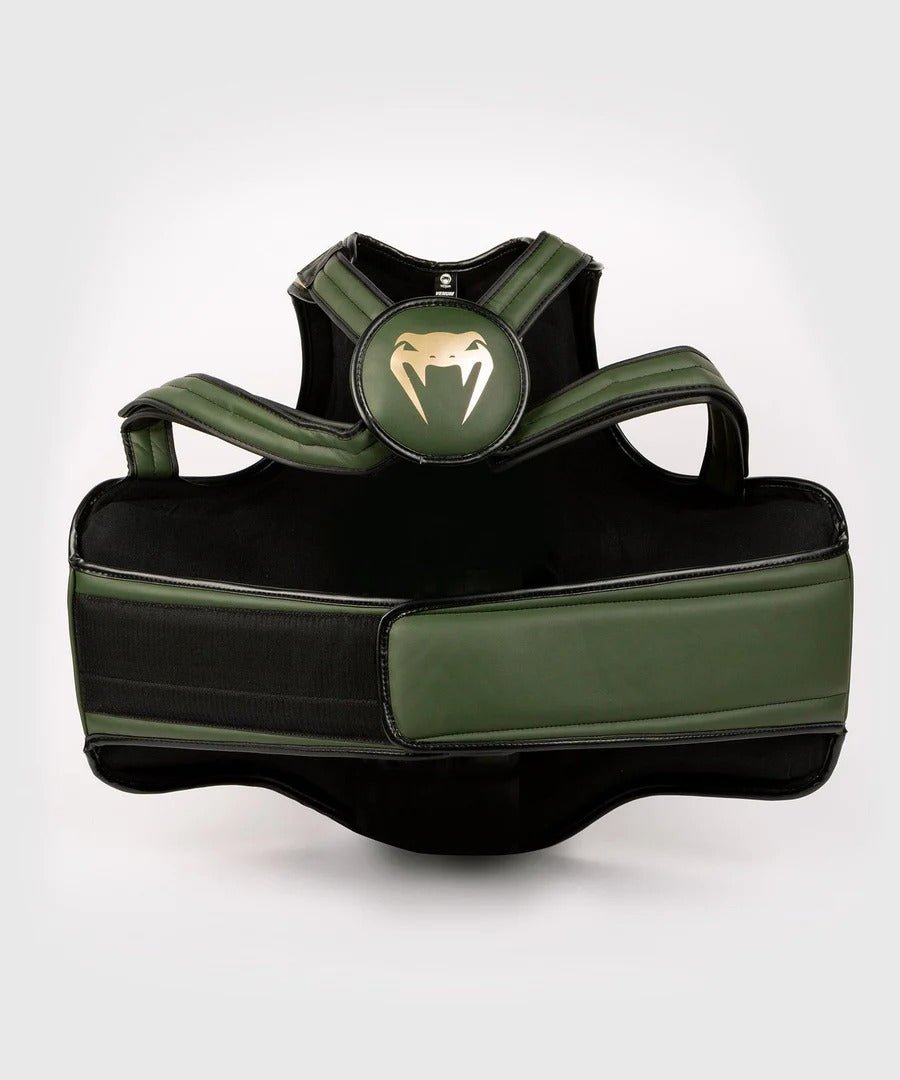 Venum Pro Boxing Body Protector - Khaki/Gold - Forza Sports