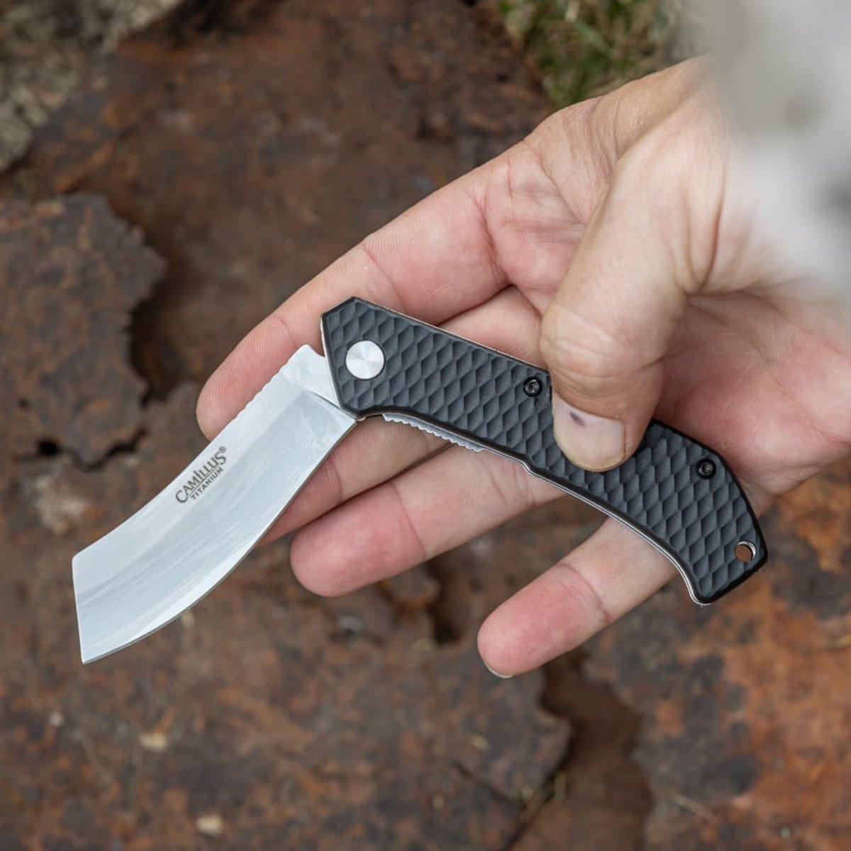 Camillus - BARBER 7″ Folding Knife - Black - Forza Sports