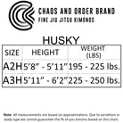 Chaos and Order Explorer Series Astronaut BJJ Gi - Black - Forza Sports