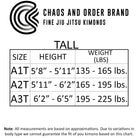 Chaos and Order Base Label BJJ Kimono - White - Forza Sports