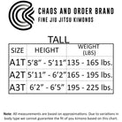Chaos and Order Explorer Series Astronaut BJJ Gi - Black Chaos and Order