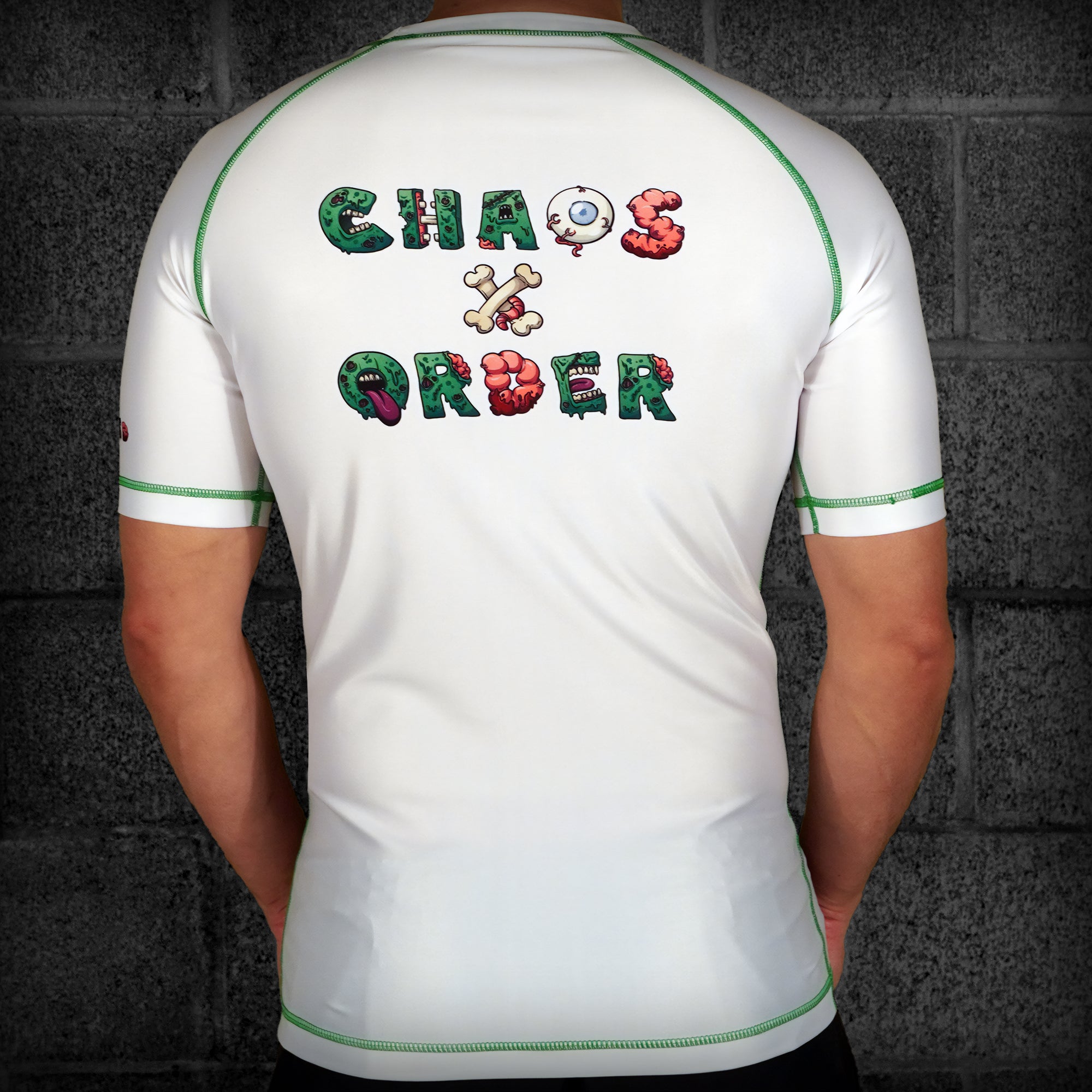Chaos and Order Zombie Short Sleeve BJJ Rashguard Chaos and Order