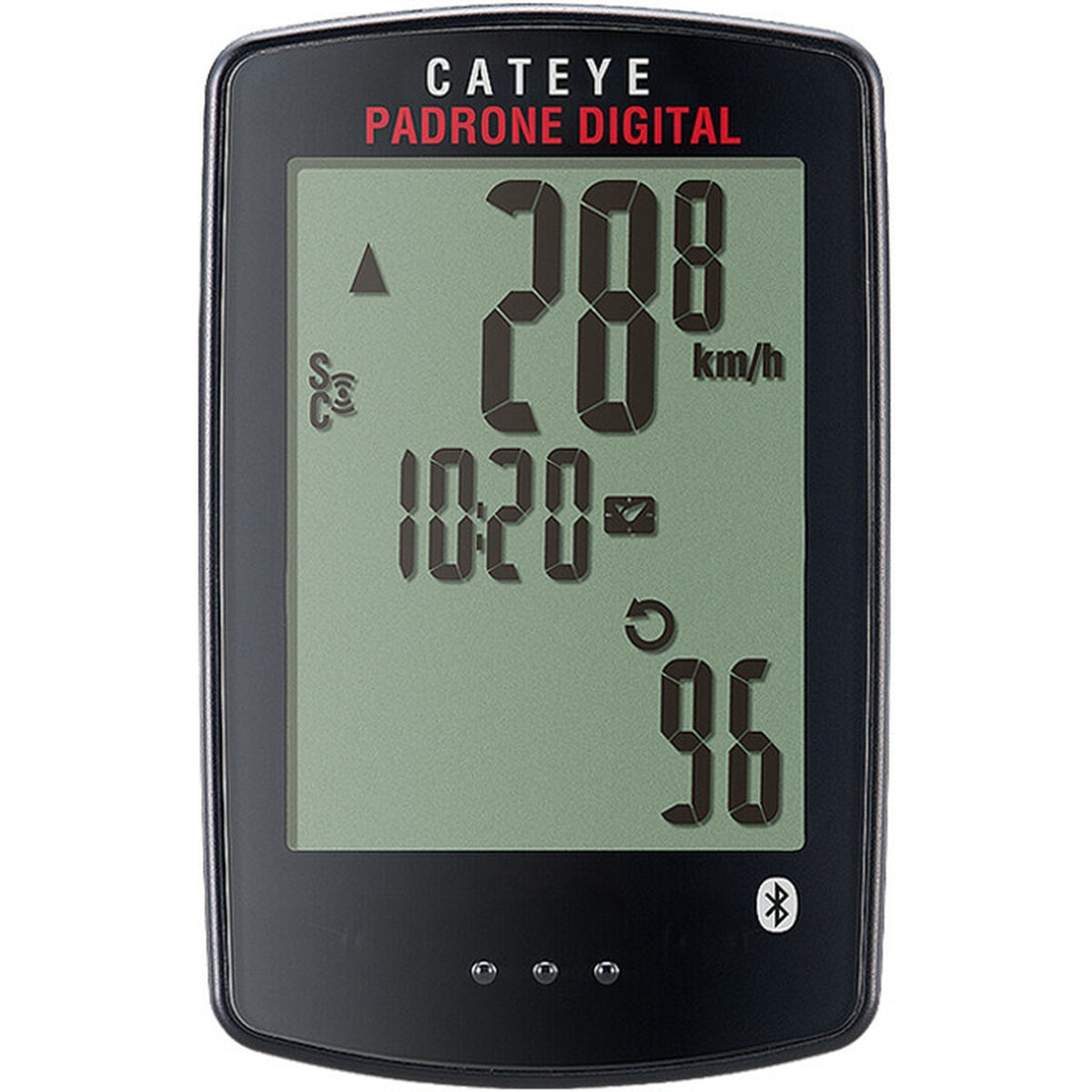 CatEye Padrone Digital Wireless Bluetooth Cycling Computer Kit -CC-PA400B- Black Cateye