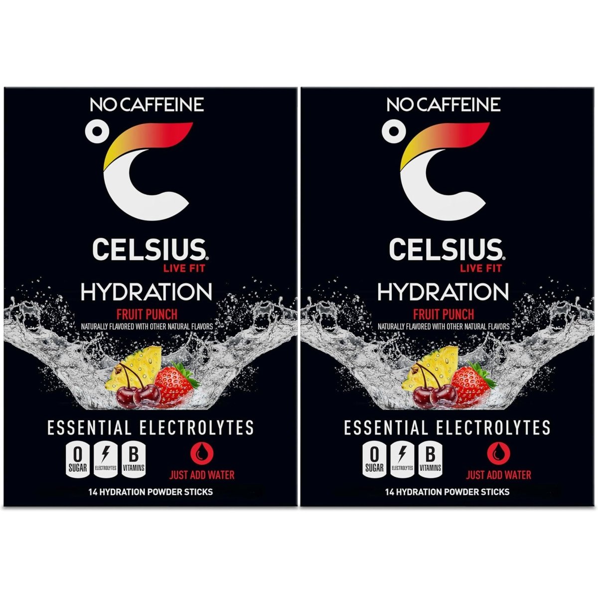 Celsius Hydration Sugar Free Electrolyte Drink Mix 2 Pack - Forza Sports