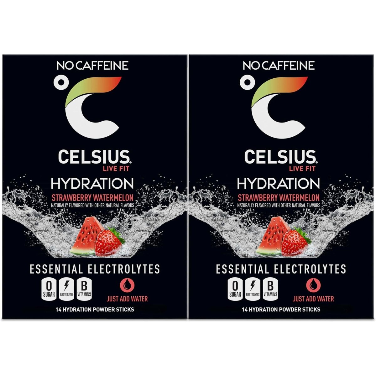 Celsius Hydration Sugar Free Electrolyte Drink Mix 2 Pack - Forza Sports