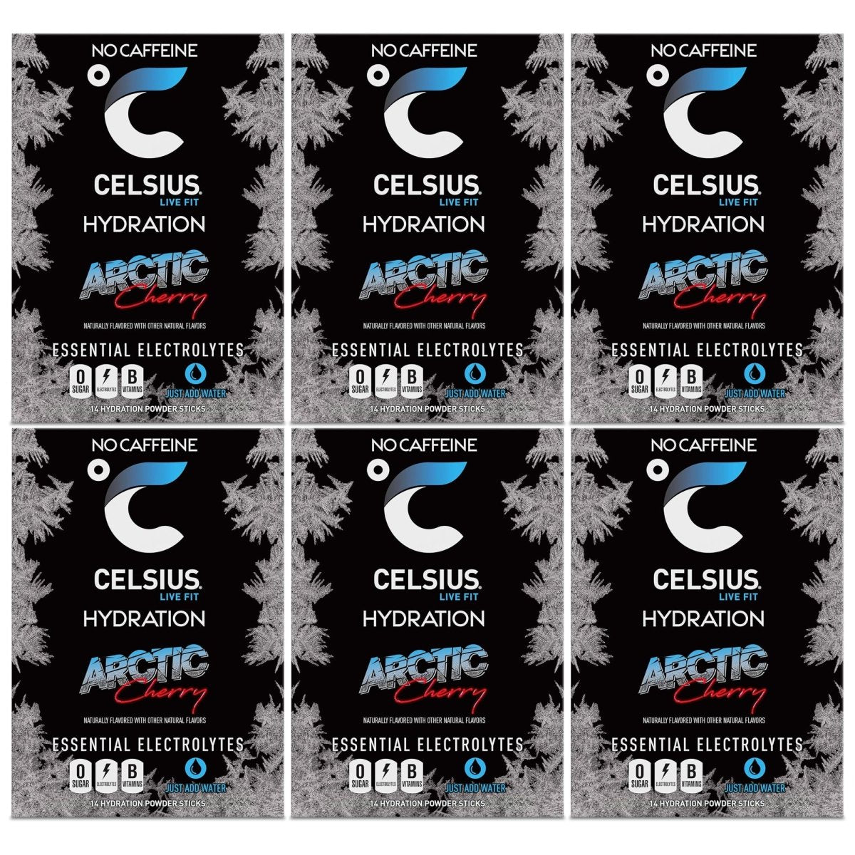 Celsius Hydration Sugar Free Electrolyte Drink Mix 6 Pack - Forza Sports