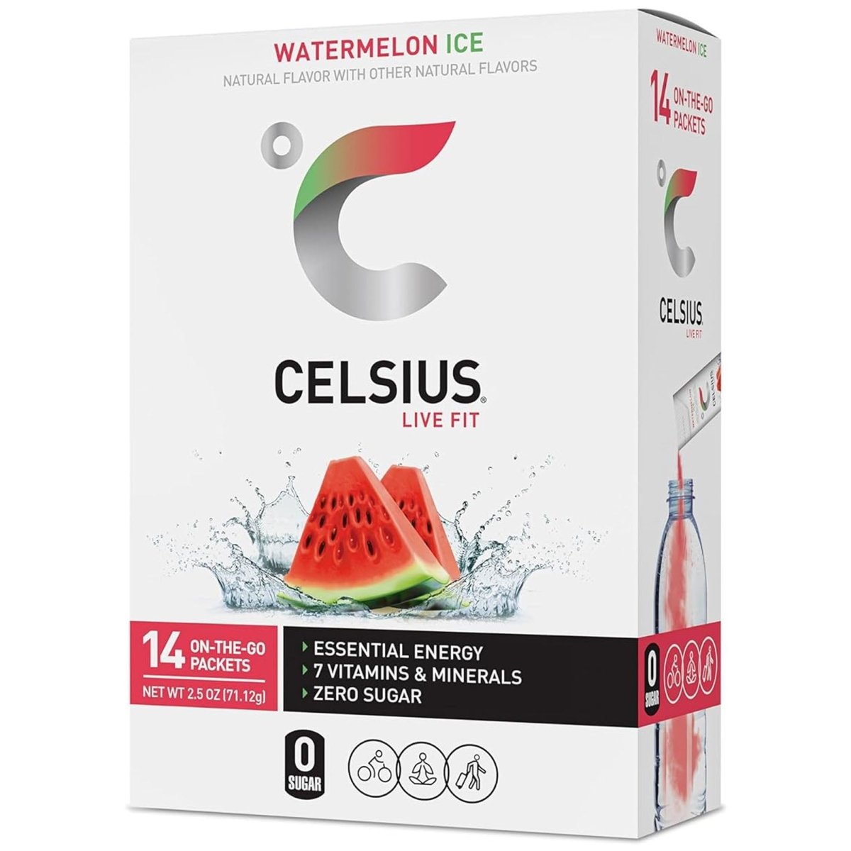 Celsius On - The - Go Zero Sugar Powder Stick Drink Mix 4 Pack - Forza Sports