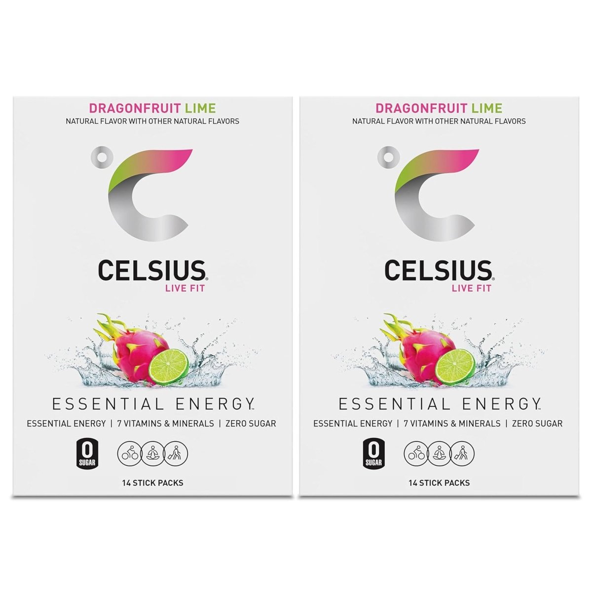 Celsius On - The - Go Zero Sugar Powder Stick Drink Mix 2 Pack - Forza Sports