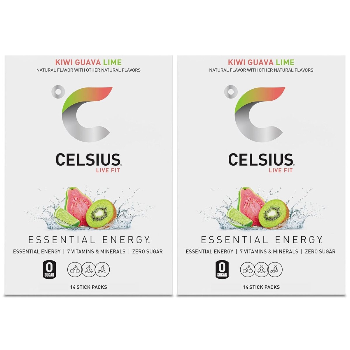 Celsius On - The - Go Zero Sugar Powder Stick Drink Mix 2 Pack - Forza Sports