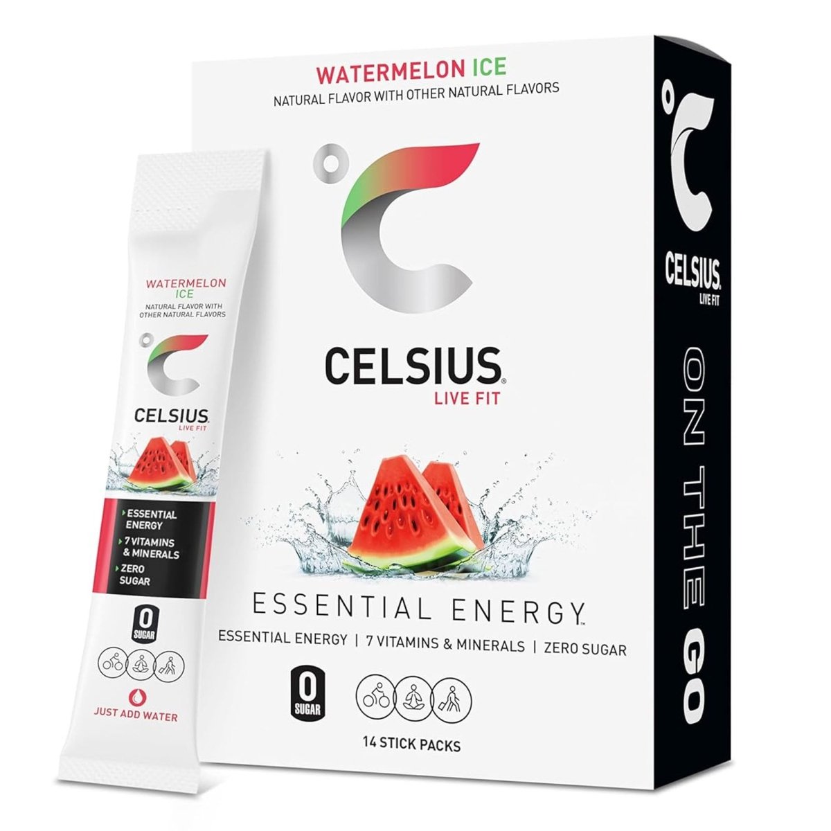 Celsius On - The - Go Zero Sugar Powder Stick Drink Mix 2 Pack - Forza Sports