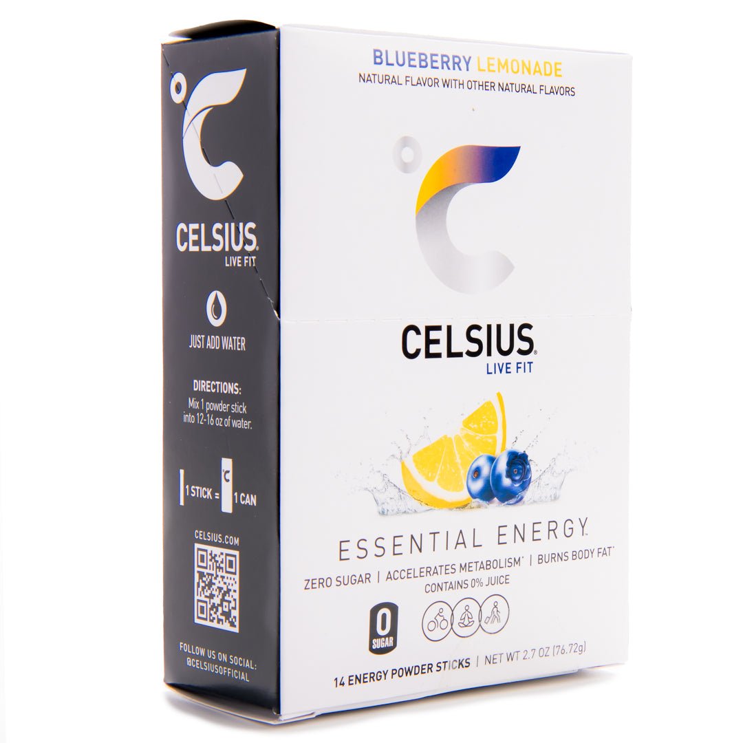 Celsius On - The - Go Zero Sugar Powder Stick Drink Mix 6 Pack - Forza Sports