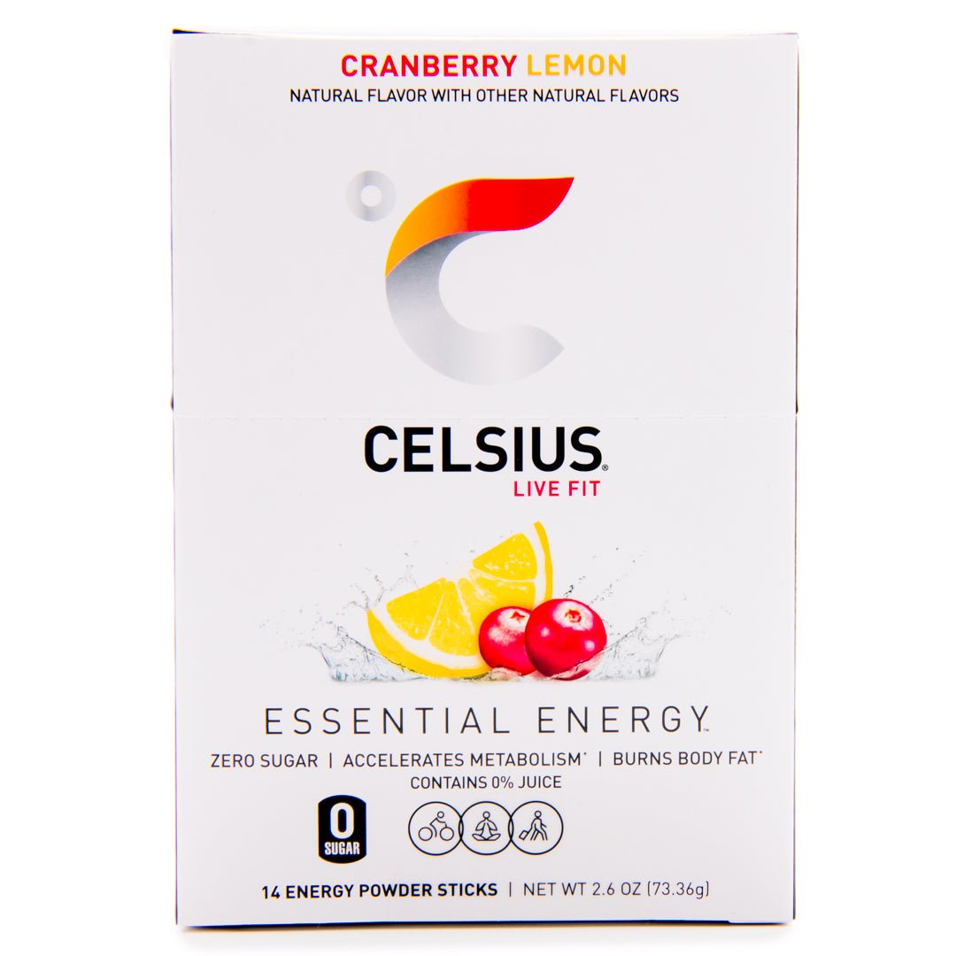 Celsius On - The - Go Zero Sugar Powder Stick Drink Mix 4 Pack - Forza Sports