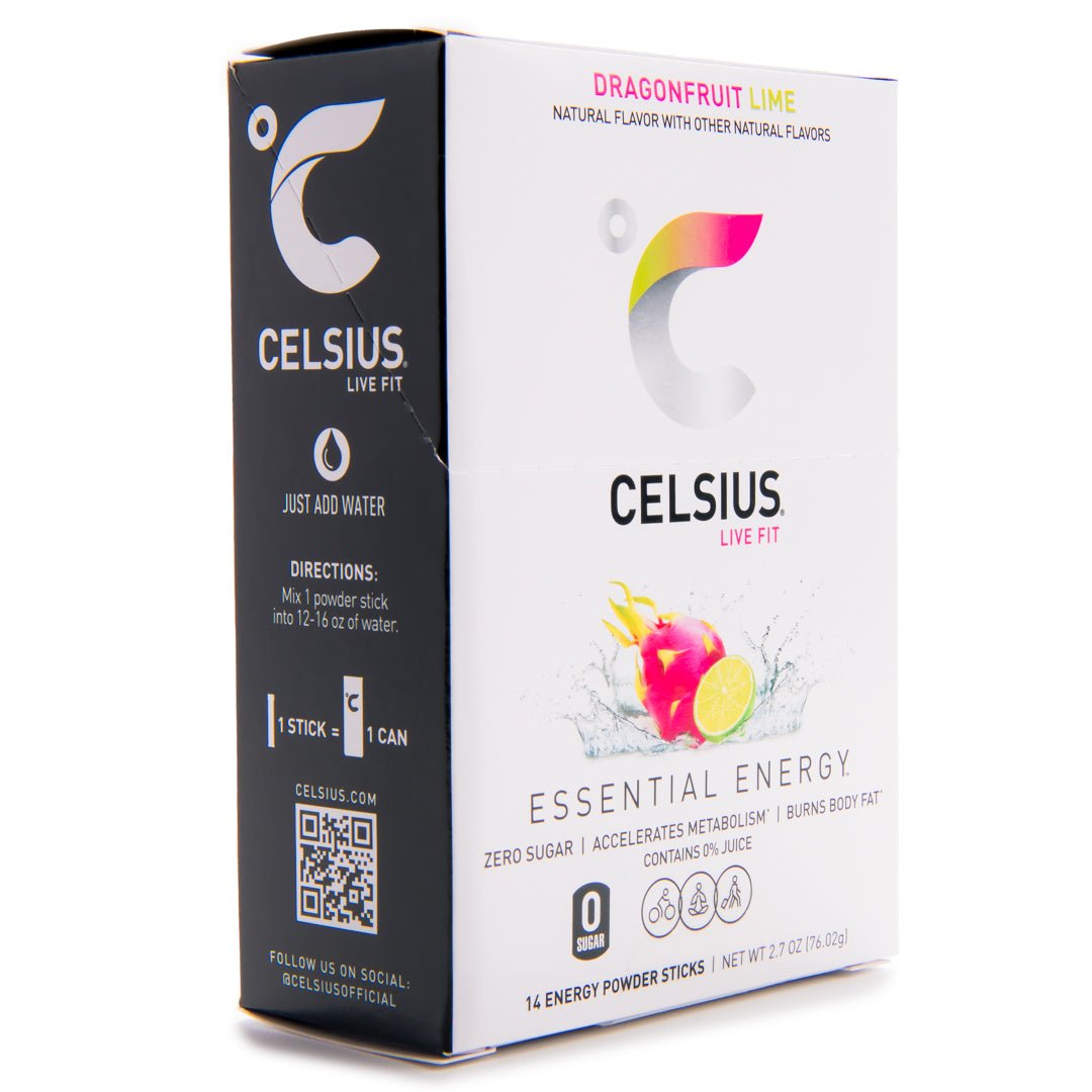 Celsius On - The - Go Zero Sugar Powder Stick Drink Mix 6 Pack - Forza Sports