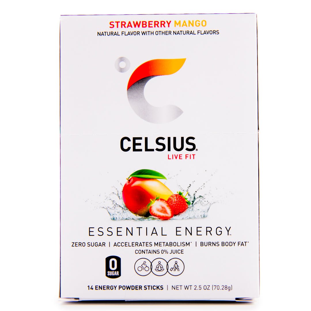 Celsius On - The - Go Zero Sugar Powder Stick Drink Mix 6 Pack - Forza Sports