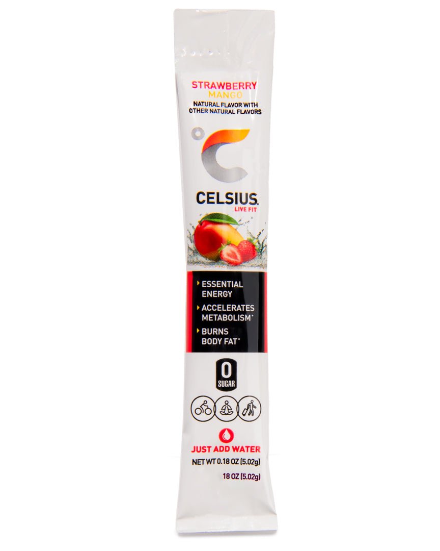 Celsius On-The-Go Zero Sugar Powder Stick Drink Mix 6 Pack - Forza Sports