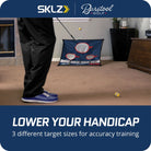 SKLZ Barstool Golf Quickster Chipping Net, Multi Target Trainer - Forza Sports