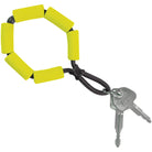 Chums Floating Foam Stretch TPU Construction Keychain - Yellow Chums