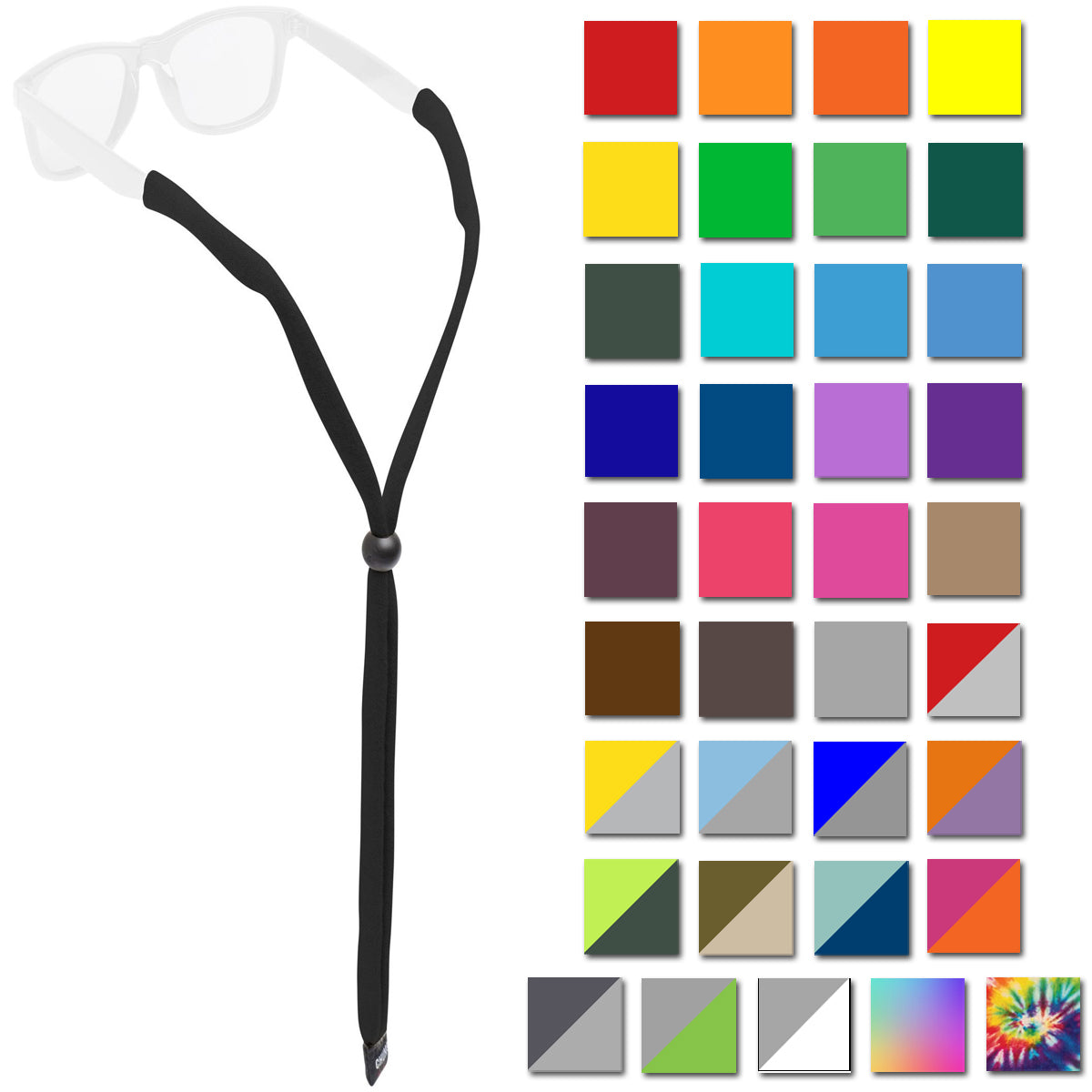 Chums Original Standard Adjustable Cotton Sunglasses Eyewear Retainer Chums