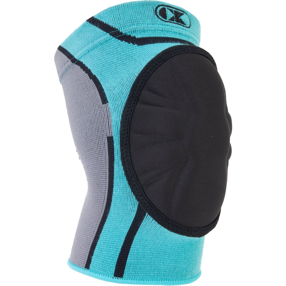 Cliff Keen Women's The Huntress Knee Pad - Teal/Black/Gray - Forza Sports
