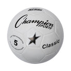 Champion Sports Classic Soccer Ball - Size 5 - Black/White - Forza Sports