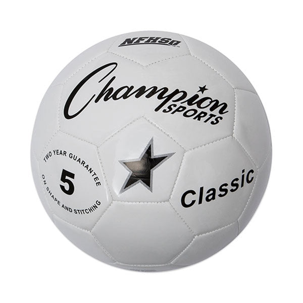 Champion Sports Classic Soccer Ball - Size 5 - Black/White – Forza
