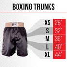 Cleto Reyes Satin Classic Boxing Trunks - Large (40") - Blue/White Cleto Reyes