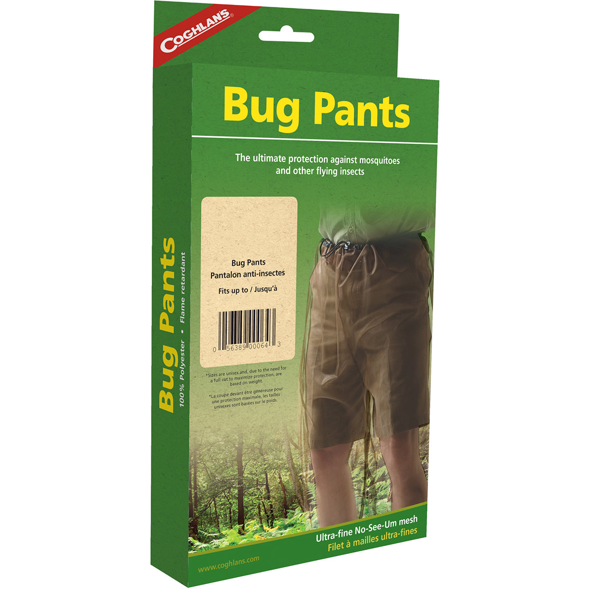 Coghlan's Bug Pants, No-See-Um Polyester Mesh Protects from Mosquitoes & Ticks Coghlan's