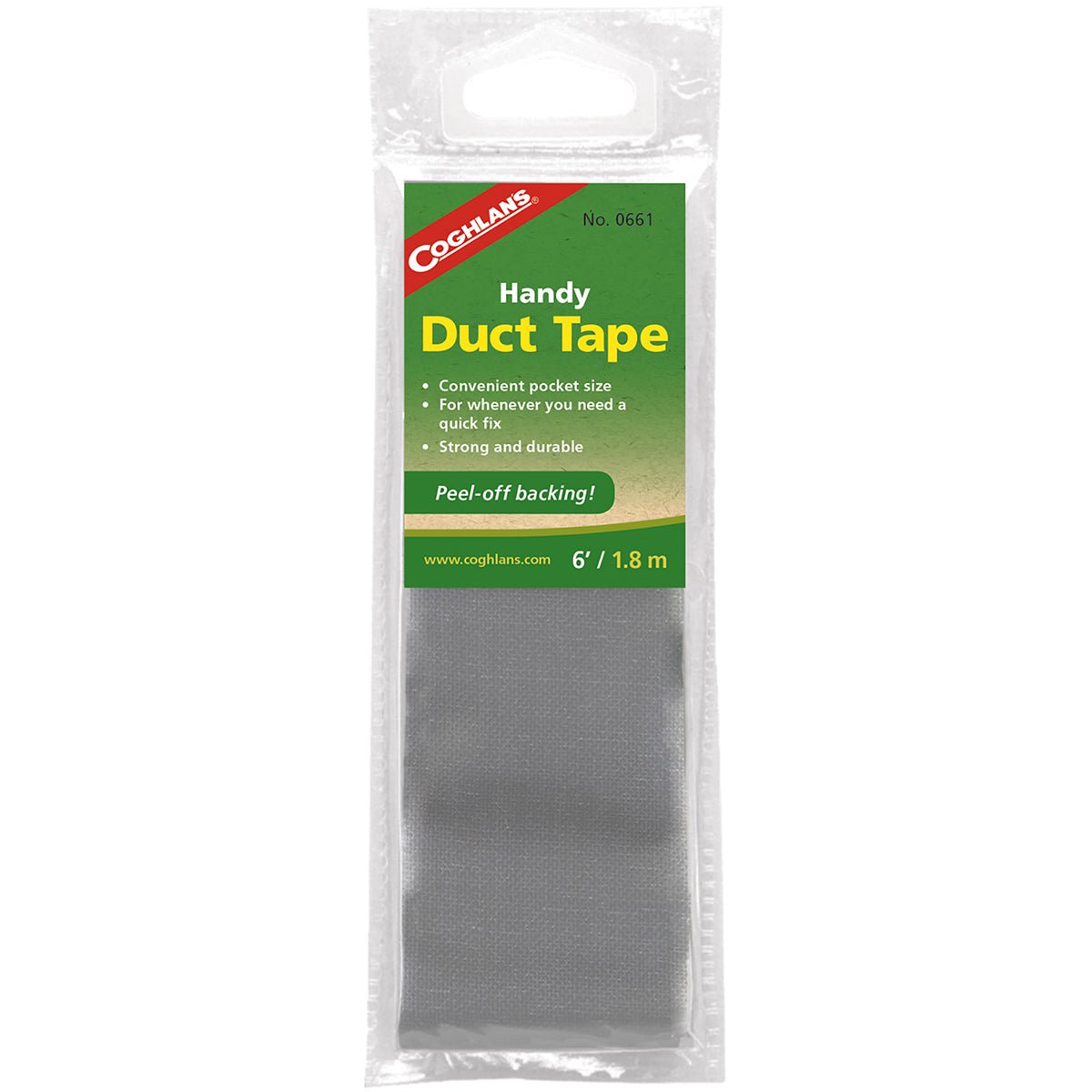 Coghlan's Handy Duct Tape 6' Convenient Pocket Size w/ Peel-Off Back Quick Fix - Forza Sports