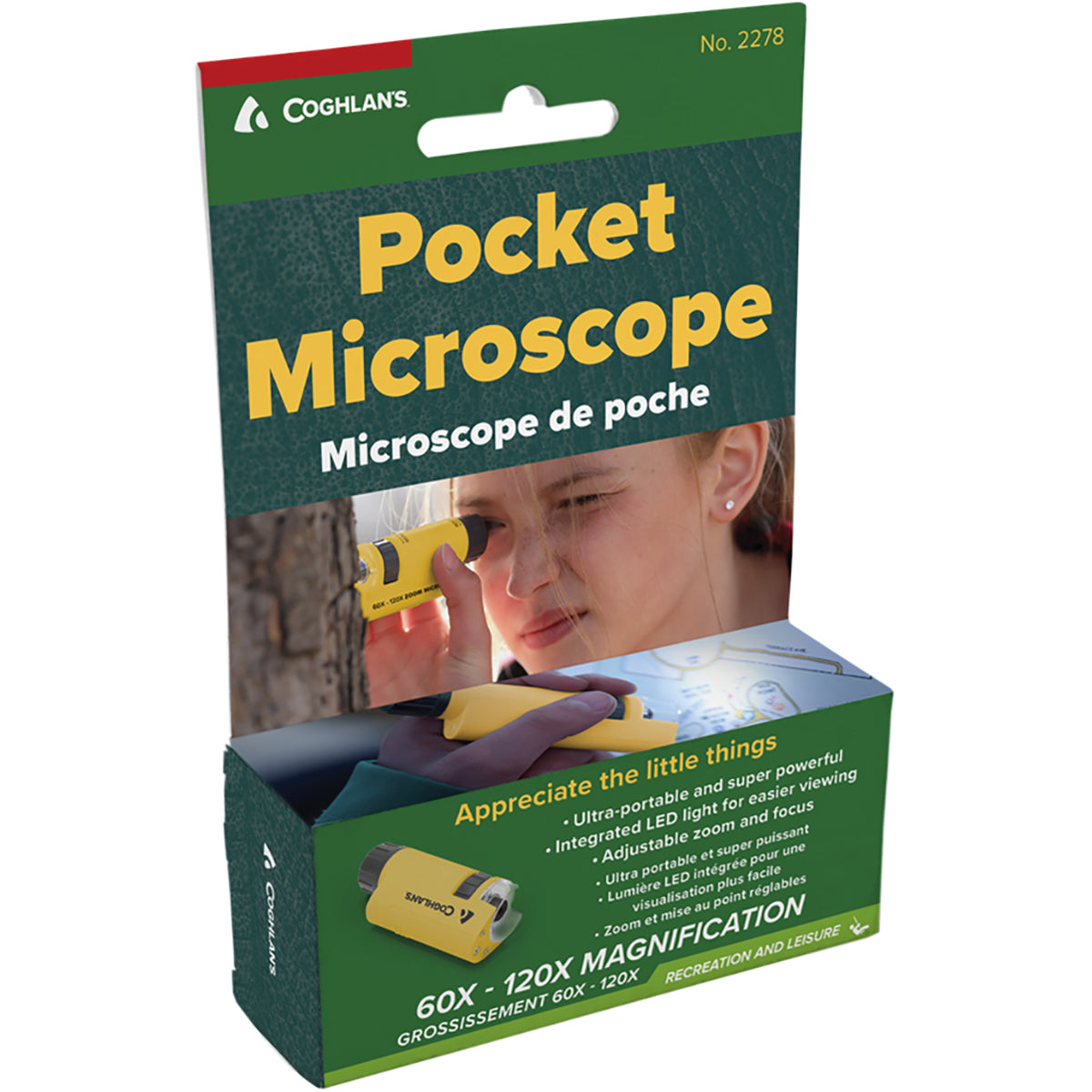 Coghlan's Pocket Microscope - Yellow Coghlan's