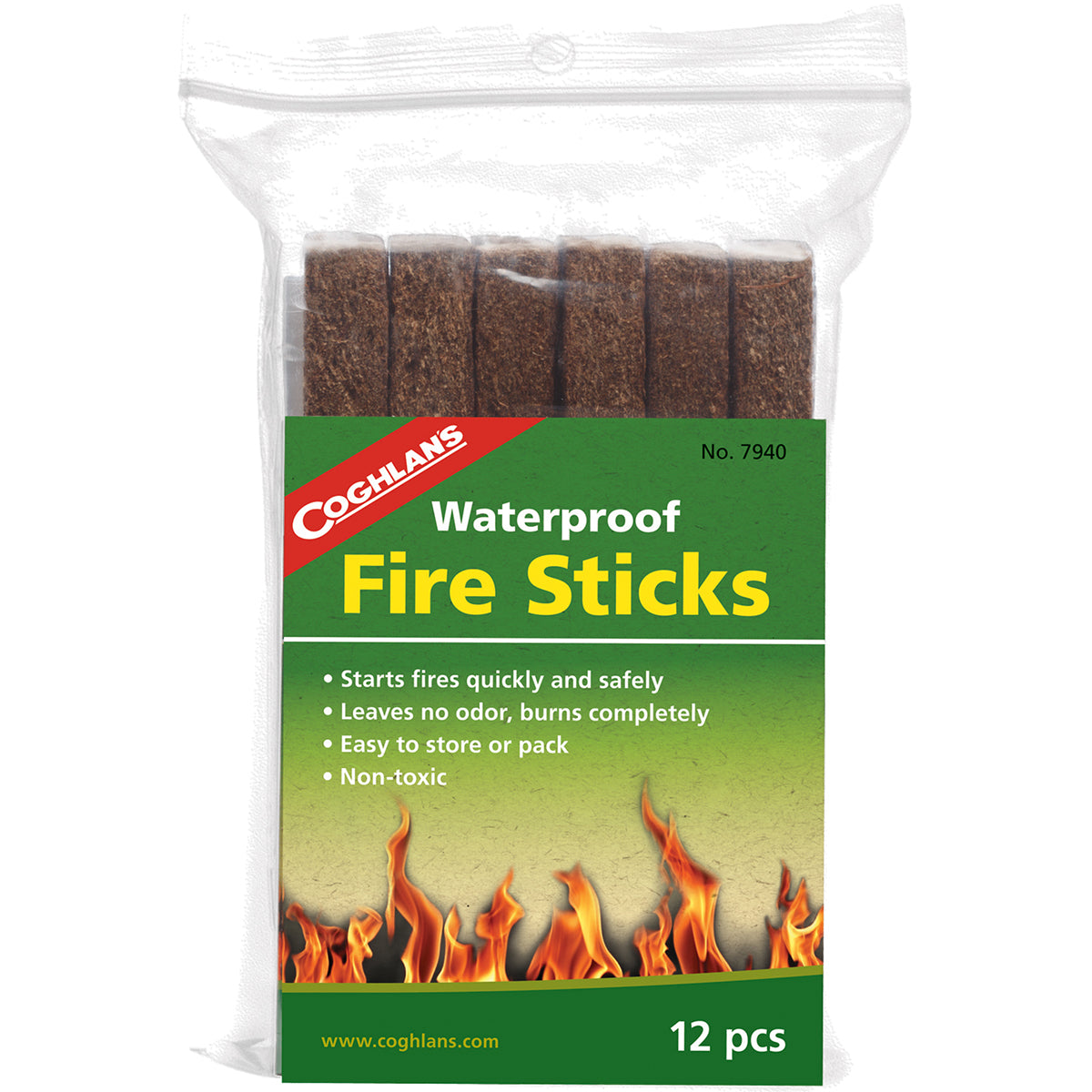 Coghlan's Waterproof Fire Sticks (12 Pack), Non-toxic Odorless Survival Emergency Coghlan's