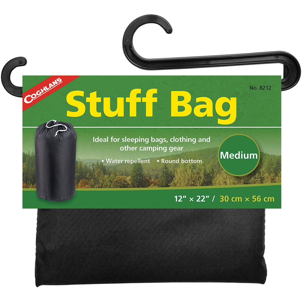 Coghlan's Stuff Bag, 12" x 22", Sack Pouch Sleeping Camping Clothing Storage Coghlan's