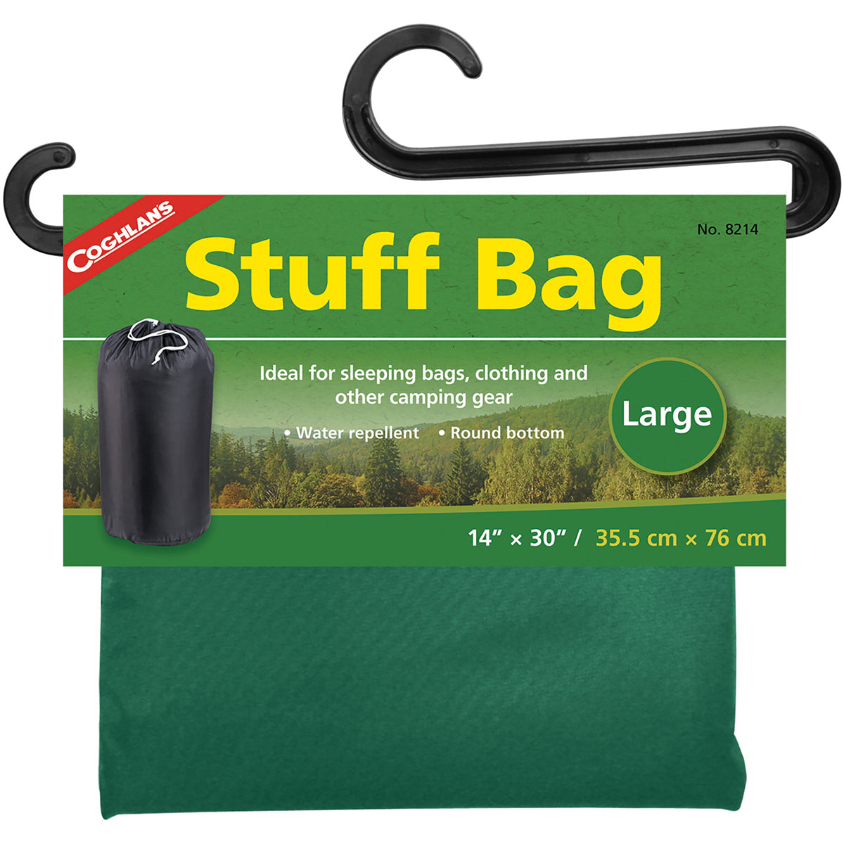 Coghlan's Stuff Bag, 14" x 30", Sack Pouch Sleeping Camping Clothing Storage Coghlan's