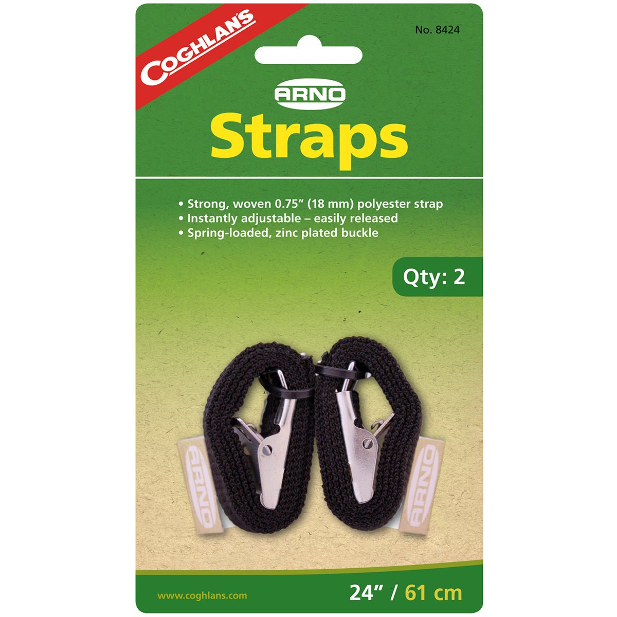 Coghlan's Arno Straps (2 Count), Woven 0.75" Polyester, Camping Hiking Survival - Forza Sports
